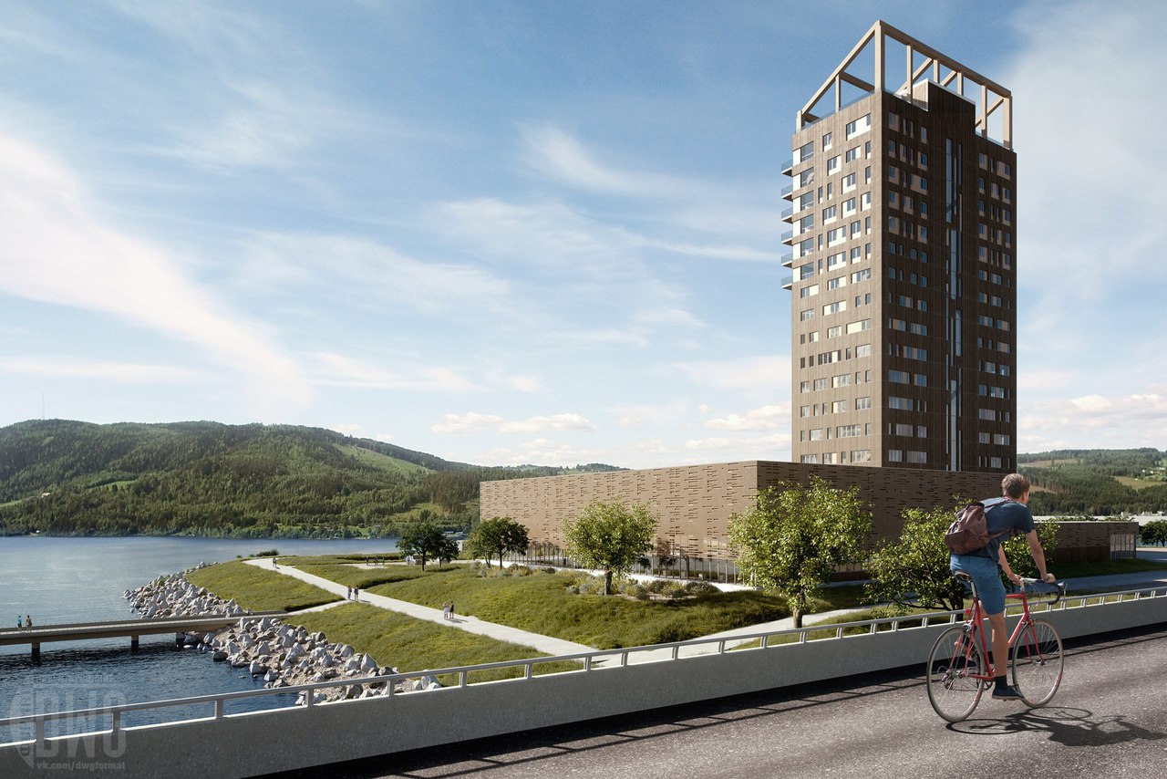 Самое высокое в мире деревянное здание построили в Норвегии
